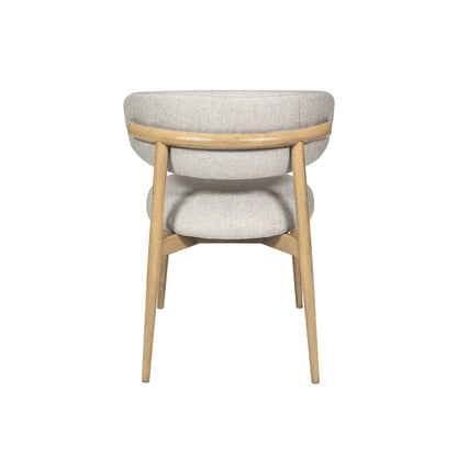 LH Home Milo Leather Armless Dining Chair 2PC