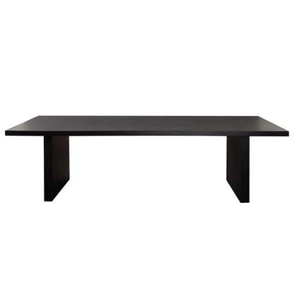 80" Sonoma Wood Black Rectangular Dining Table