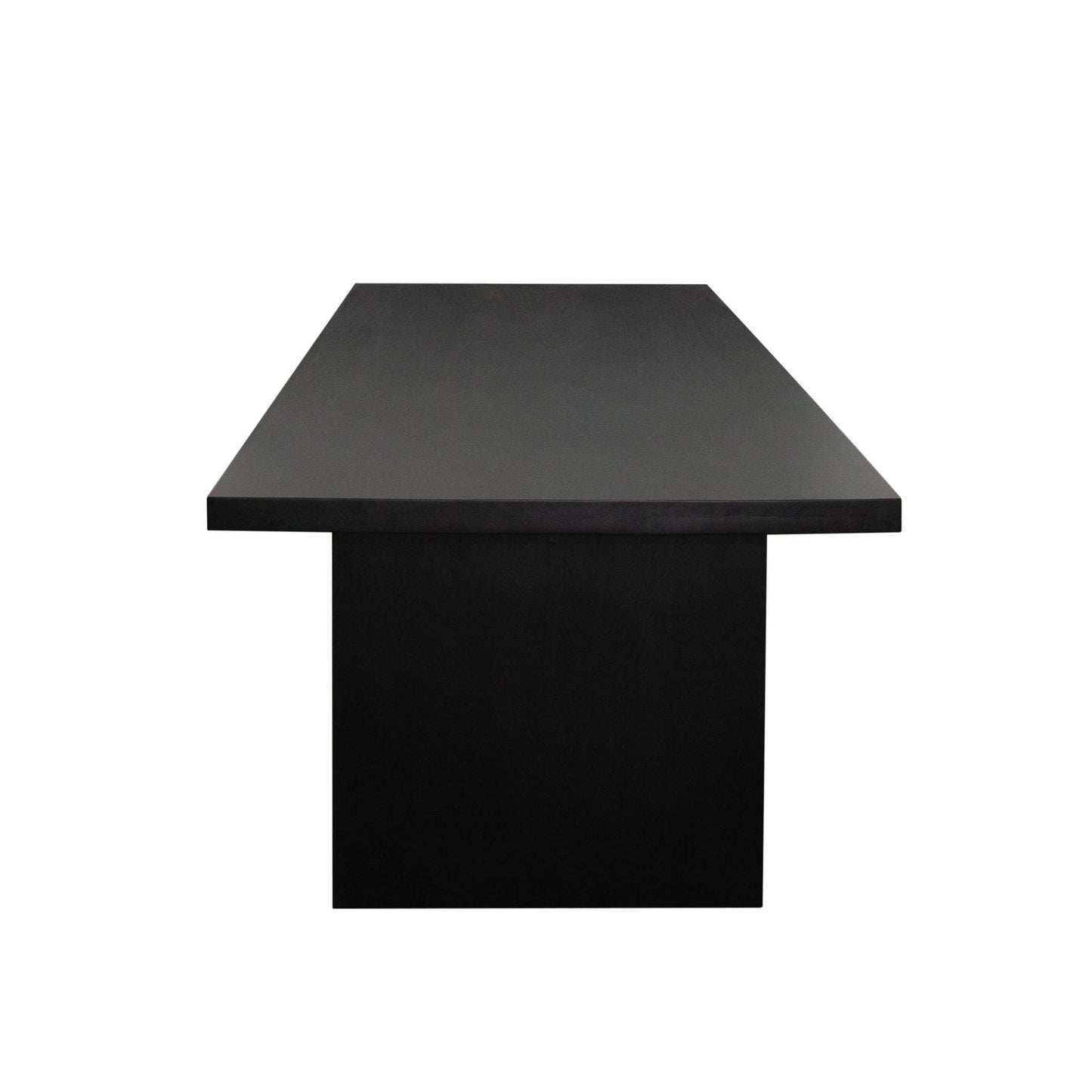 80" Sonoma Wood Black Rectangular Dining Table