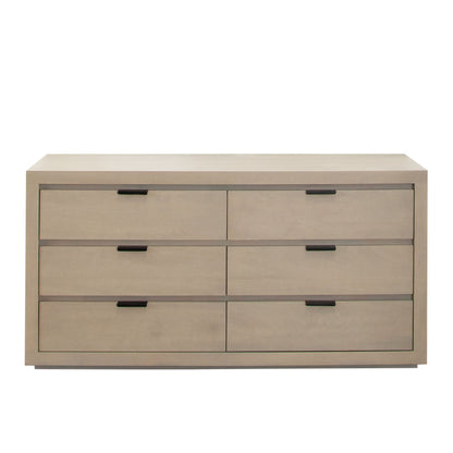Diamond Sofa Sonoma Natural Wood 6-Drawer Dresser