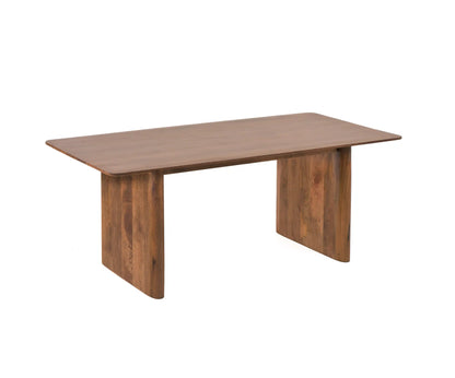 LOOMLAN Melgren Reddish Brown Rectangular Dining Table