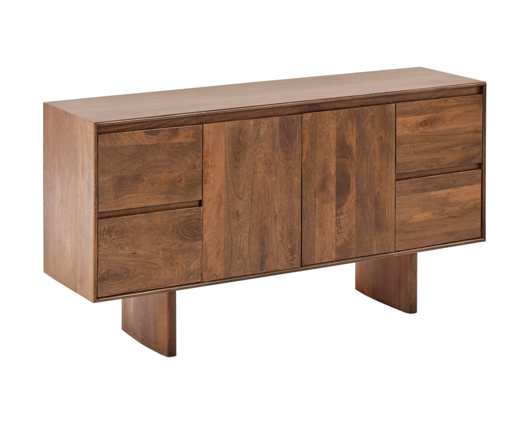LOOMLAN Inman Four Doors Wood Sideboard