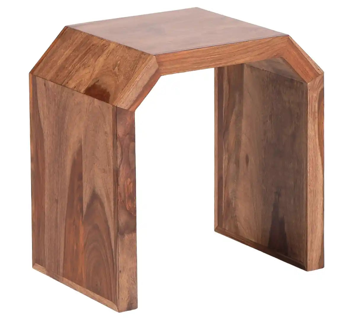 LOOMLAN Doxon Natural Wooden Square Accent Table
