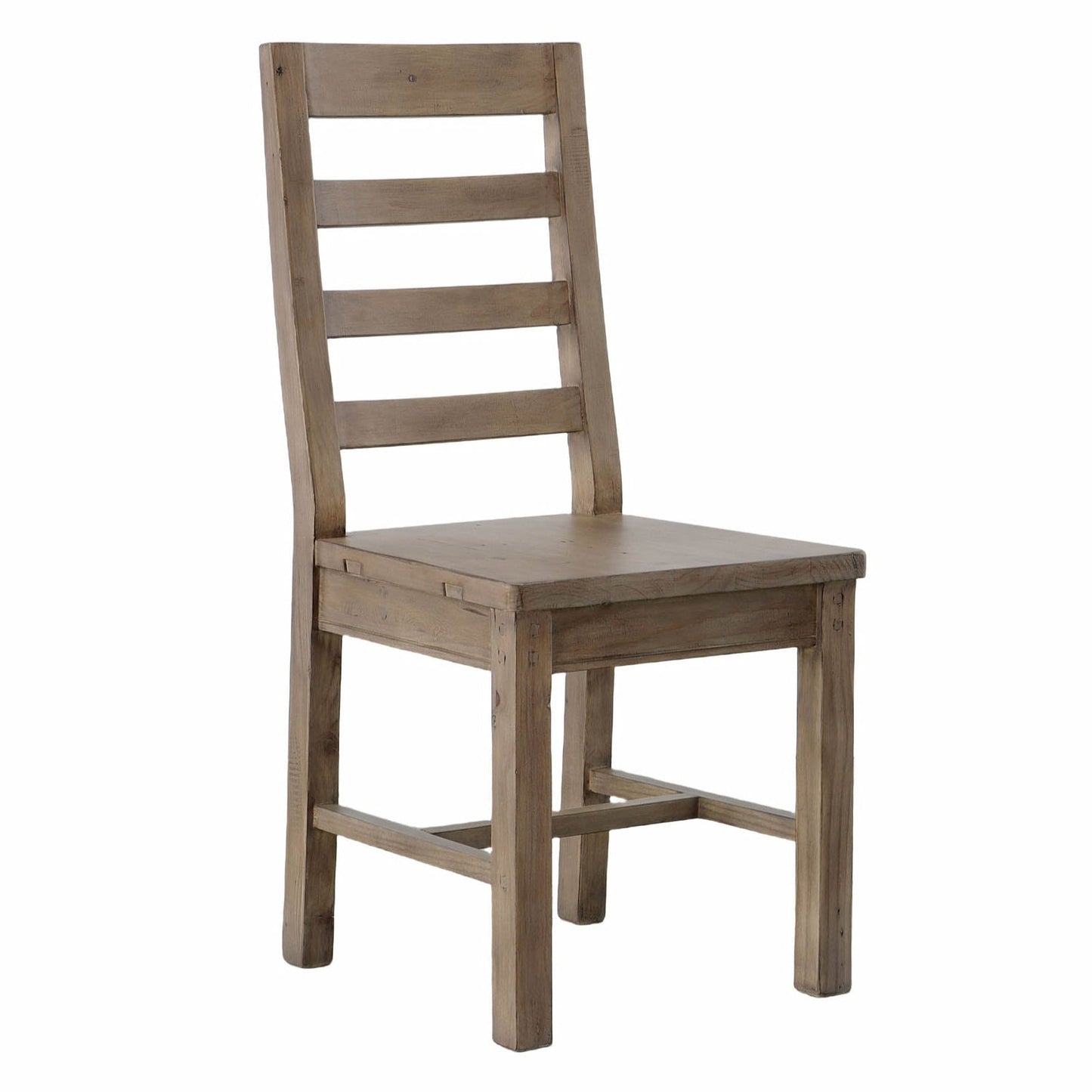 LH Home Sundried Wooden Armless Dining Chair 2PC