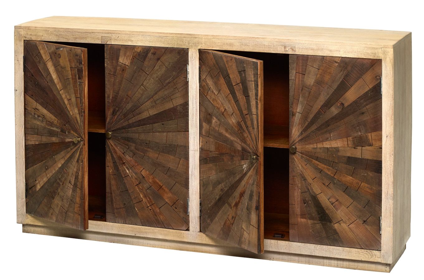 LOOMLAN Colridge Four Doors Wood Sideboard