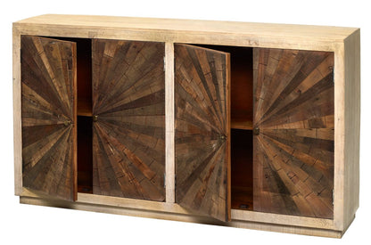 LOOMLAN Colridge Four Doors Wood Sideboard