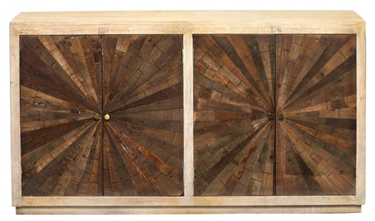 LOOMLAN Colridge Four Doors Wood Sideboard