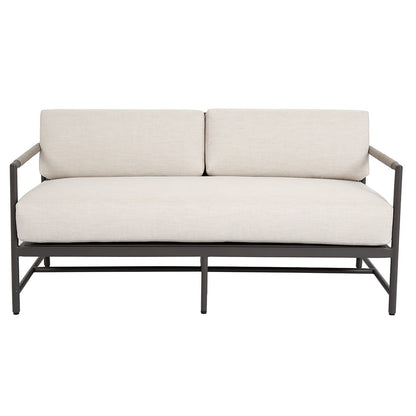 Pietra Sunbrella Modern Outdoor Loveseat
