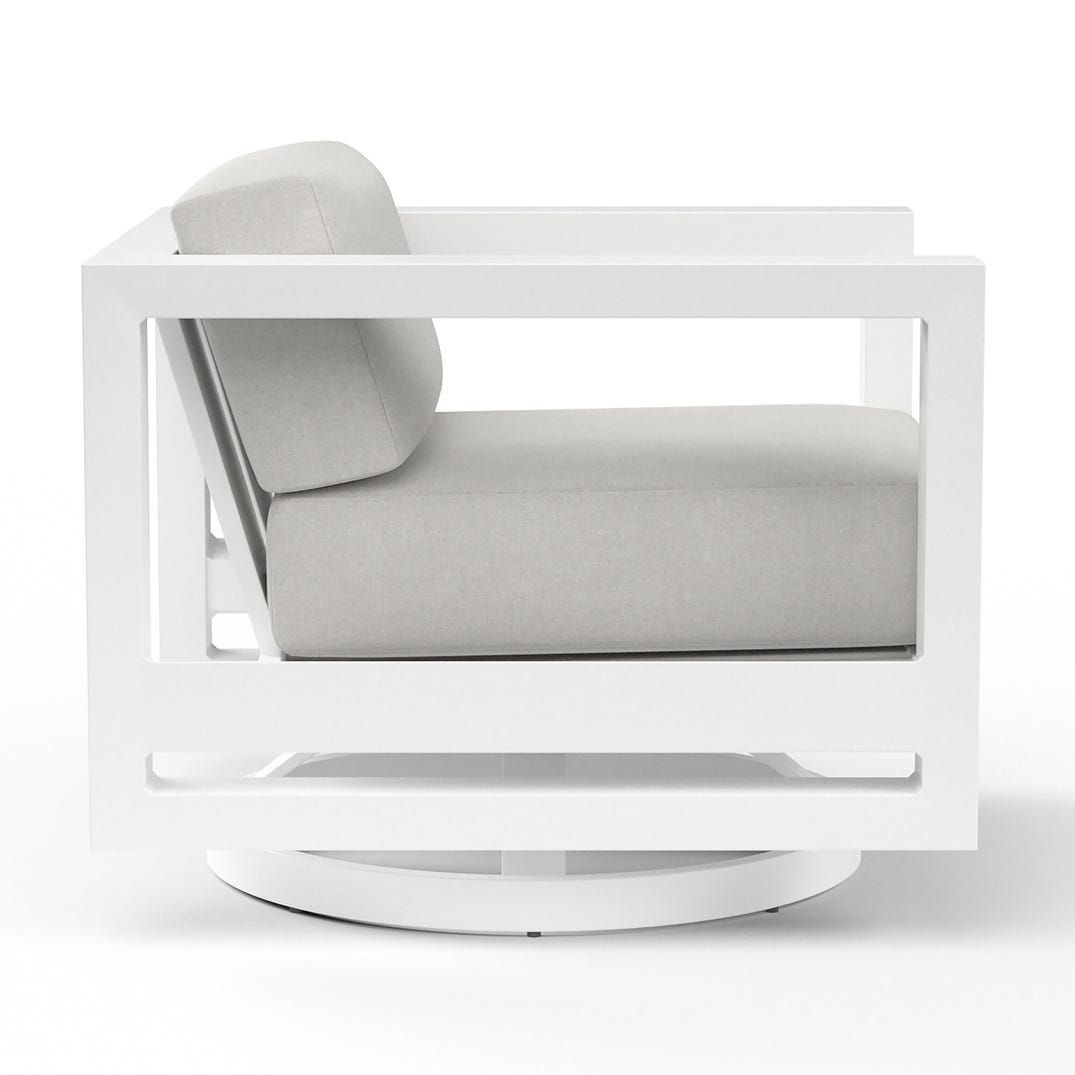 Newport Sunbrella Swivel Outdoor Club Chair