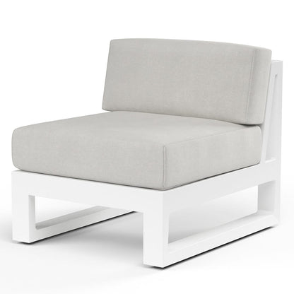 Newport Sunbrella Armless Outdoor Club Chair