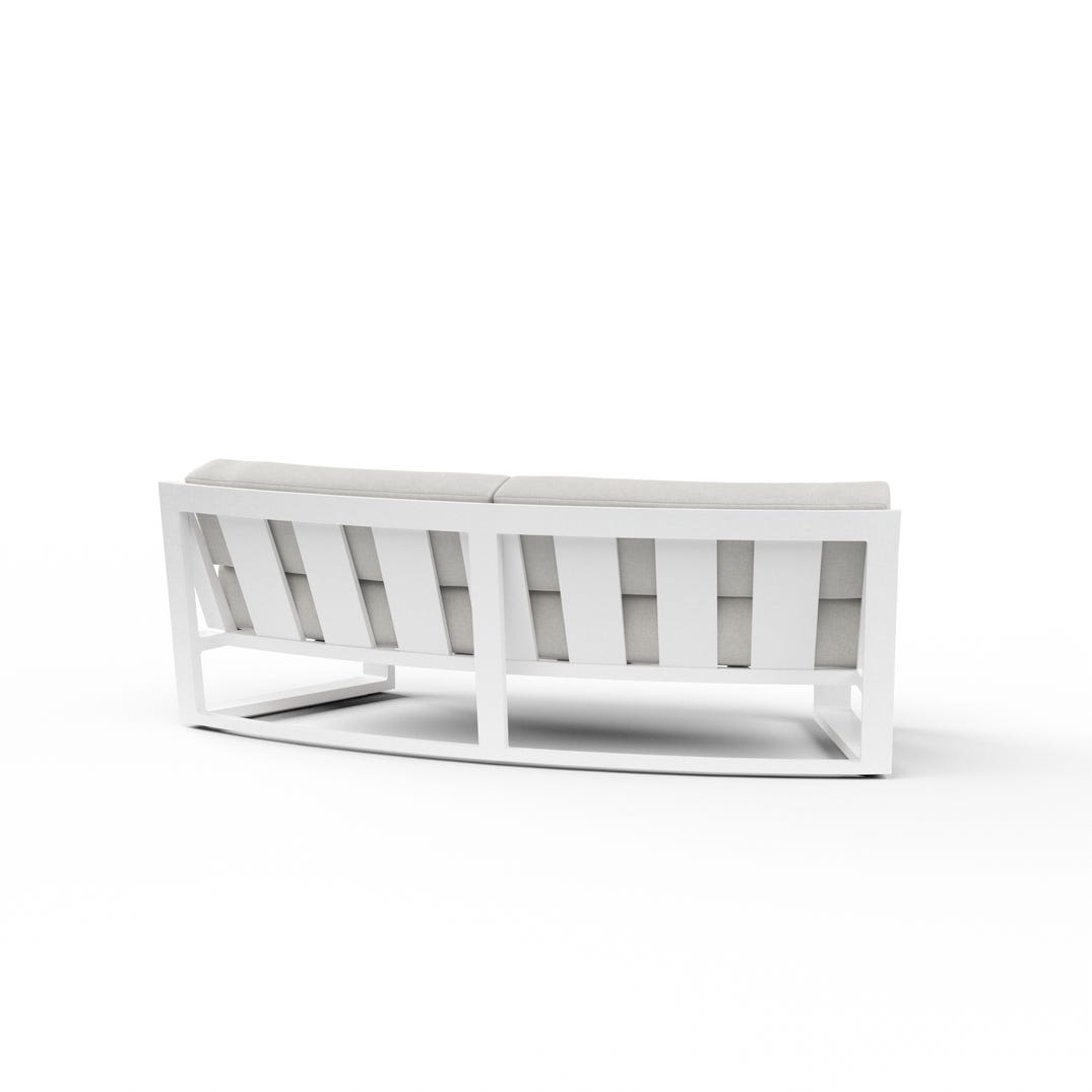 Newport Sunbrella Outdoor Curved Sofa
