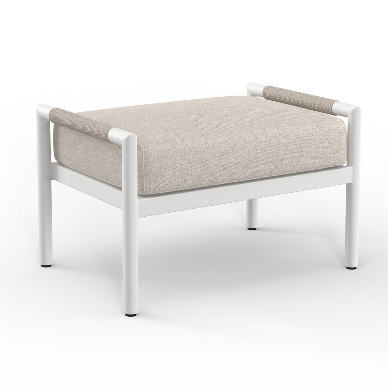 Sabbia Weather-Resistant Outdoor Ottoman -- view 4