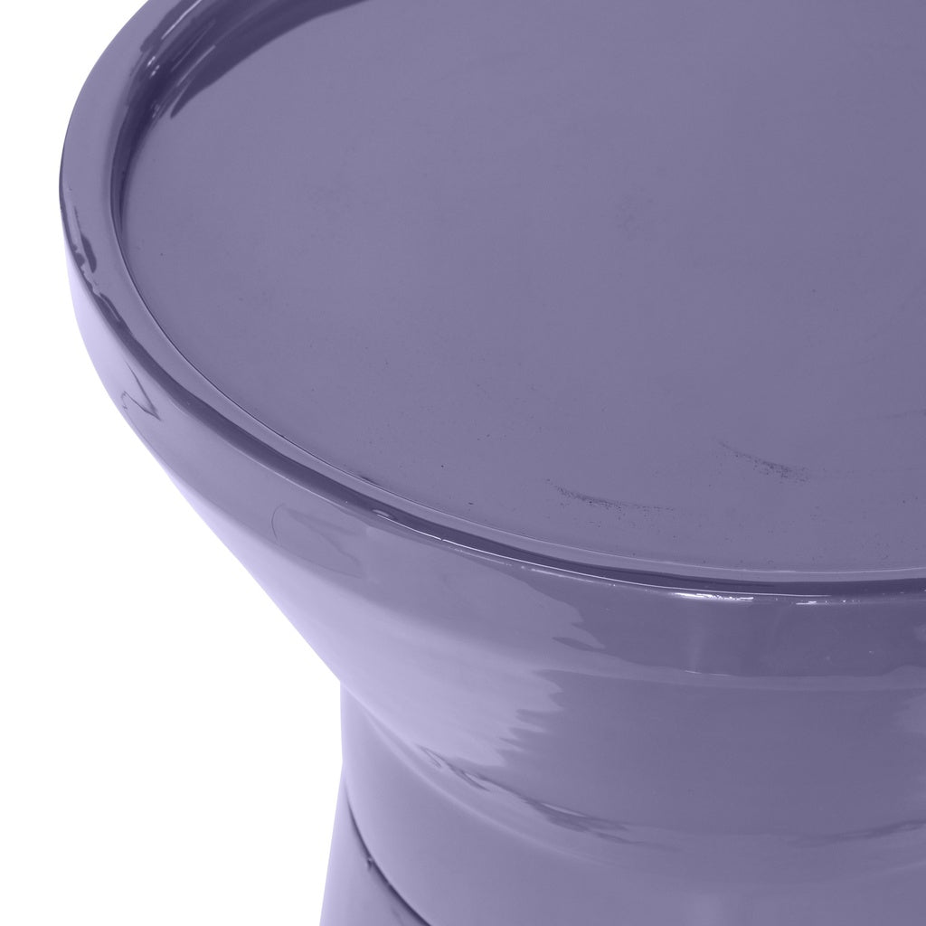 Urbia Sabine Enamel Round End Table