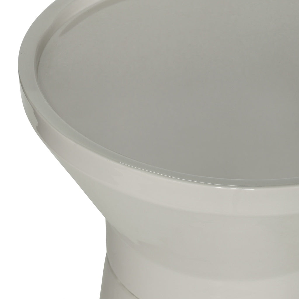Urbia Sabine Enamel Round End Table