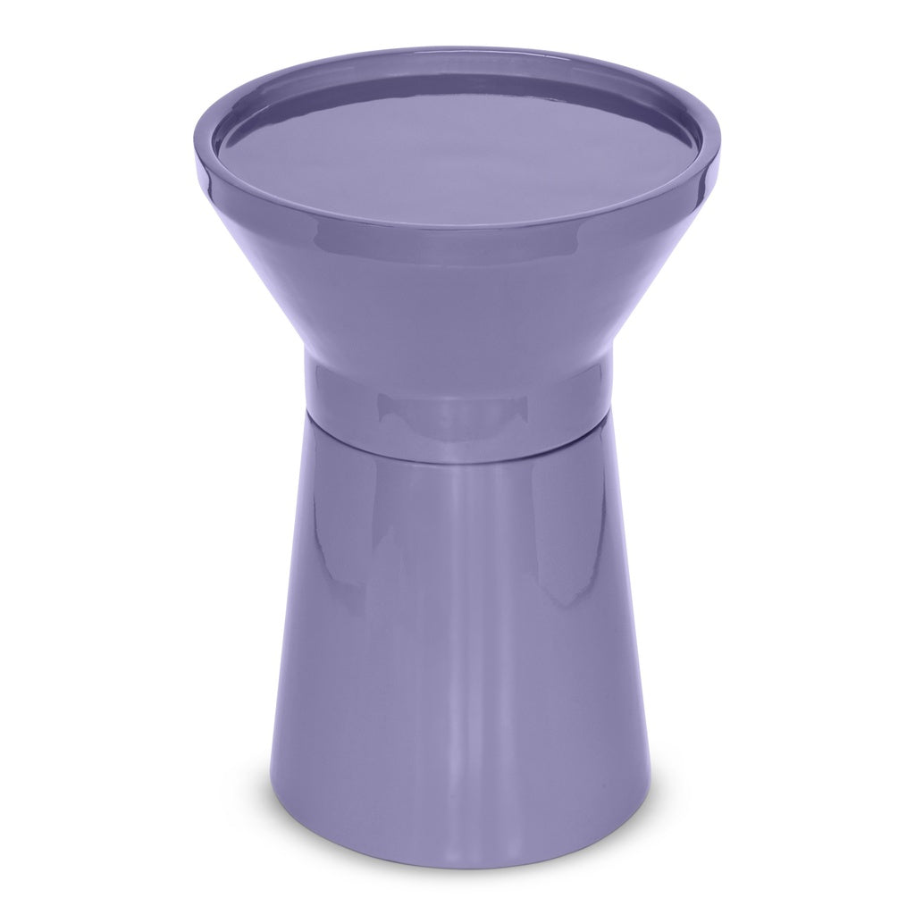 Urbia Sabine Enamel Round End Table