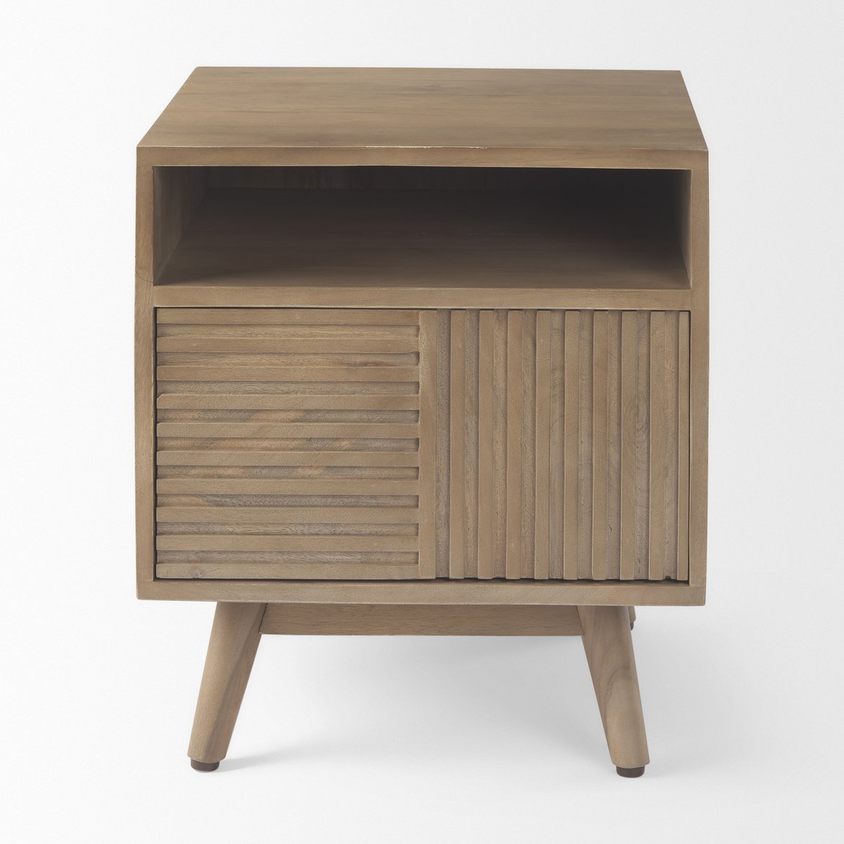 Mercana Sable One Drawer Wooden NIghtstand