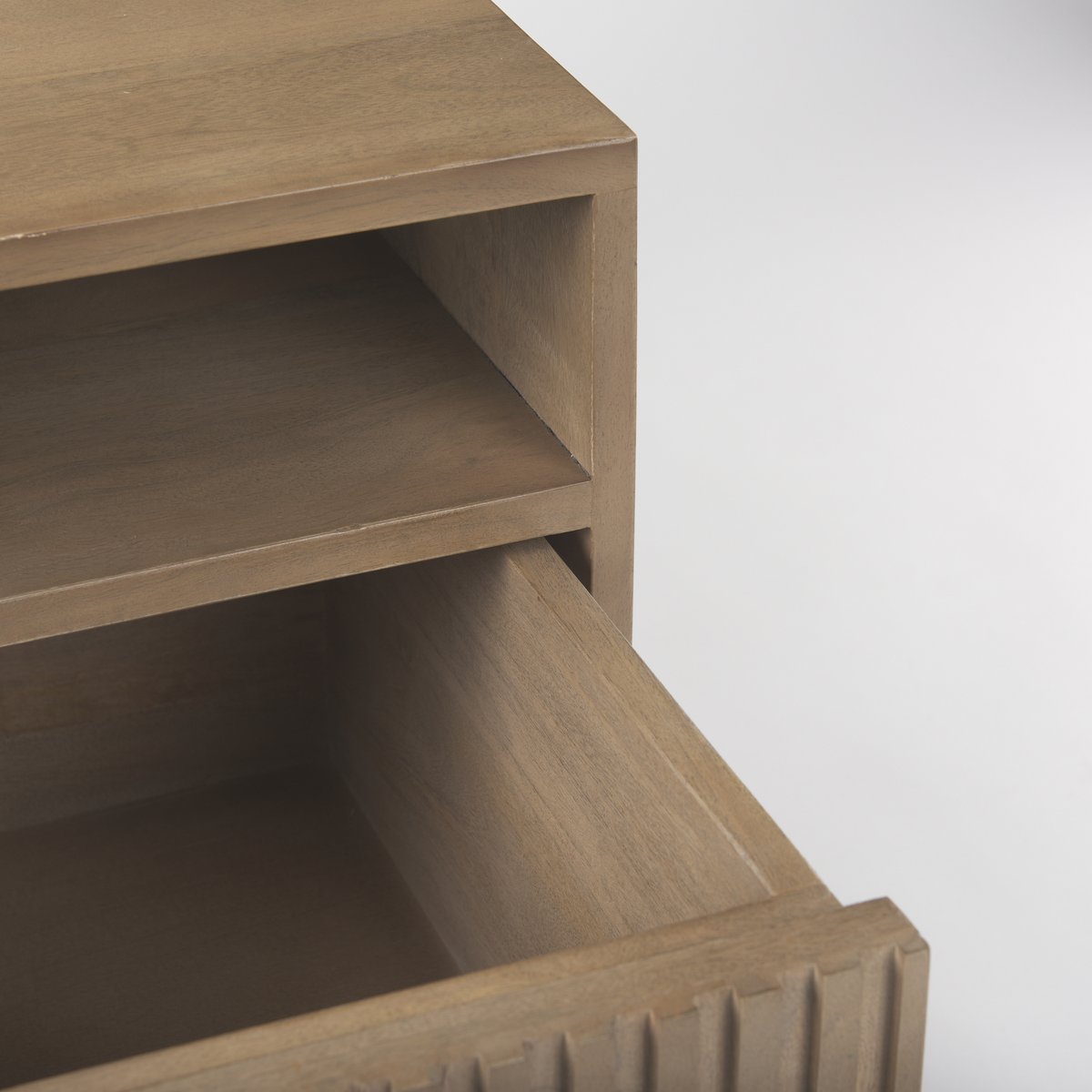 Mercana Sable One Drawer Wooden NIghtstand