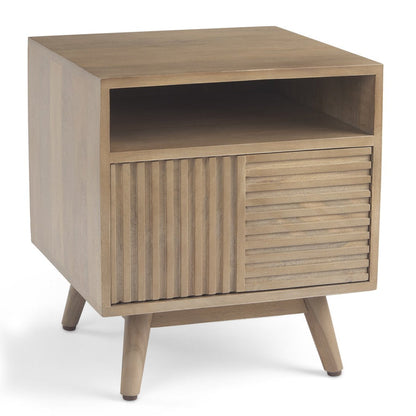 Mercana Sable One Drawer Wooden NIghtstand