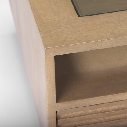 Mercana Sable Two Drawers Wooden Coffee Table