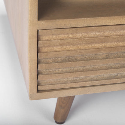Mercana Sable Two Drawers Wooden Coffee Table