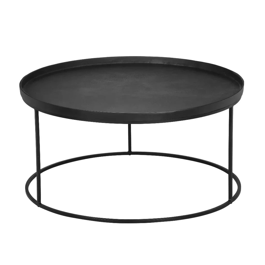 Sana Aluminum Topped Round Coffee Table