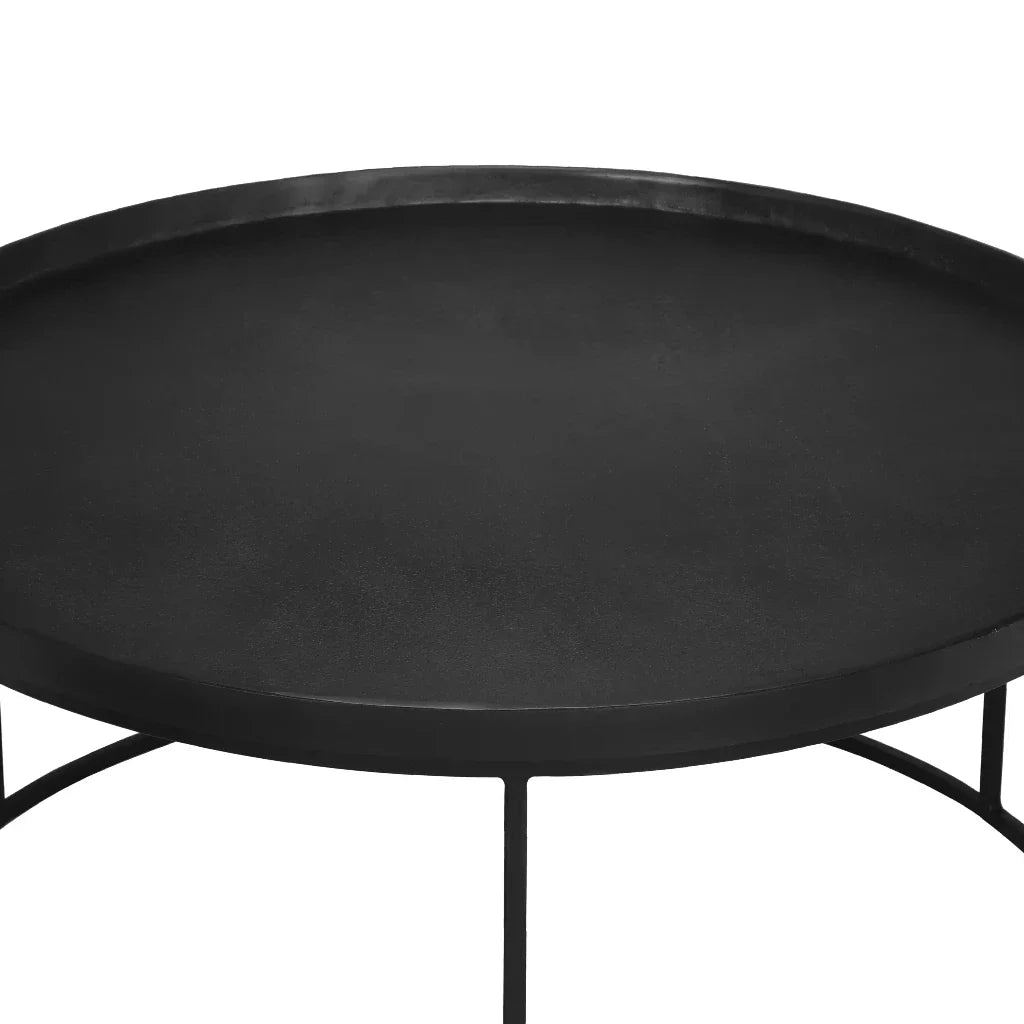 Sana Aluminum Topped Round Coffee Table