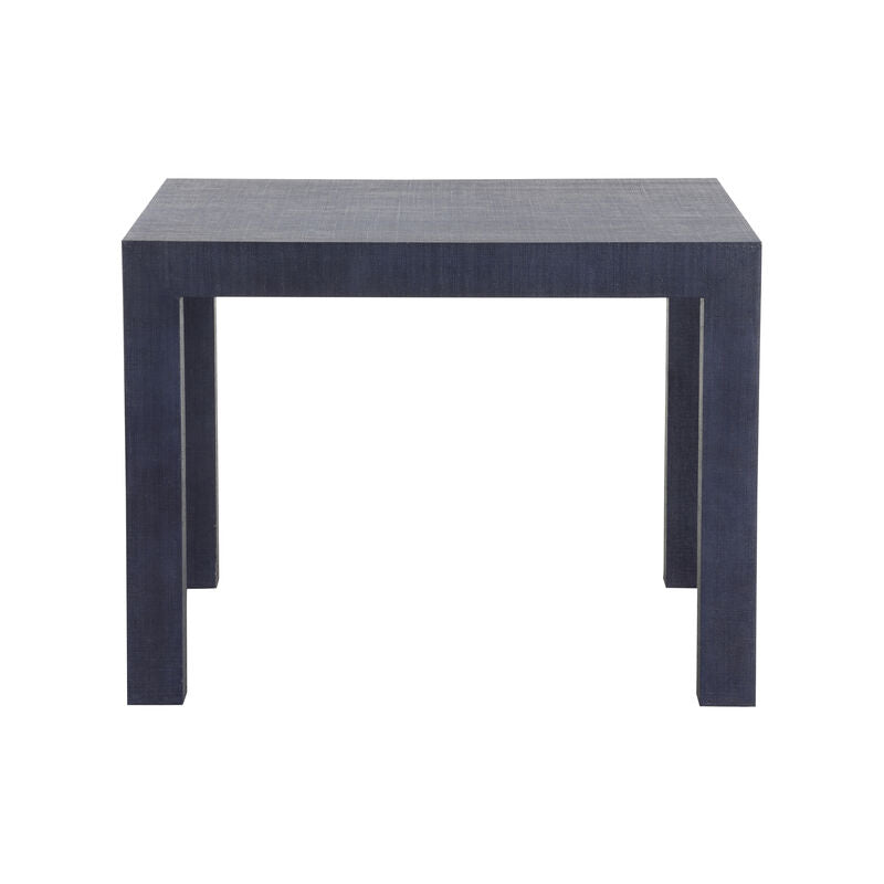 Chelsea House Sanibel Blue Raffia Wrapped Square Game Table