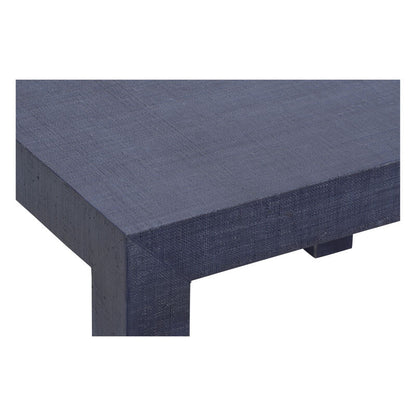 Chelsea House Sanibel Blue Raffia Wrapped Square Game Table