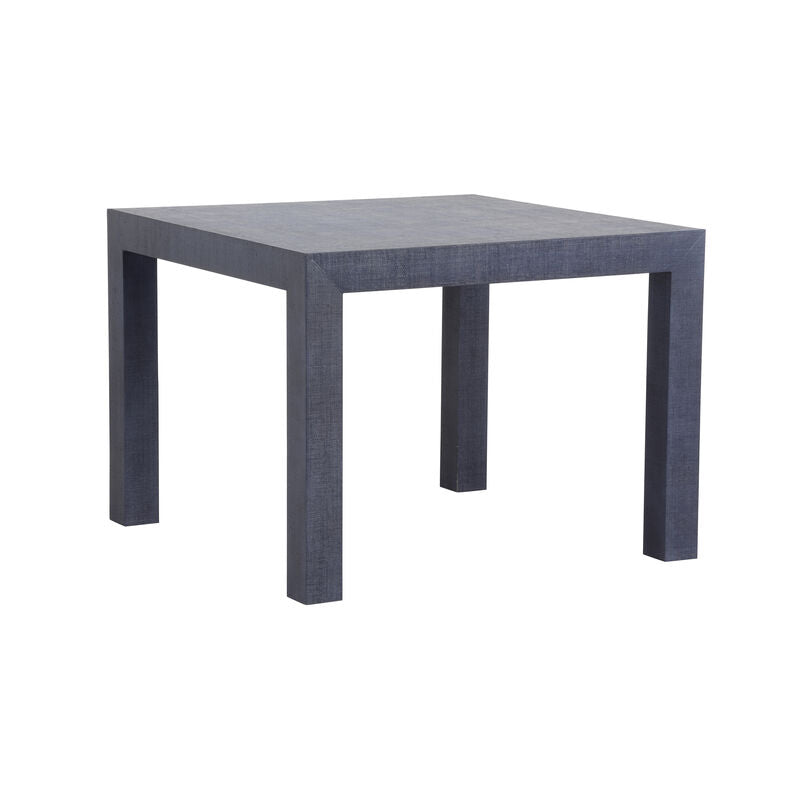 Chelsea House Sanibel Blue Raffia Wrapped Square Game Table