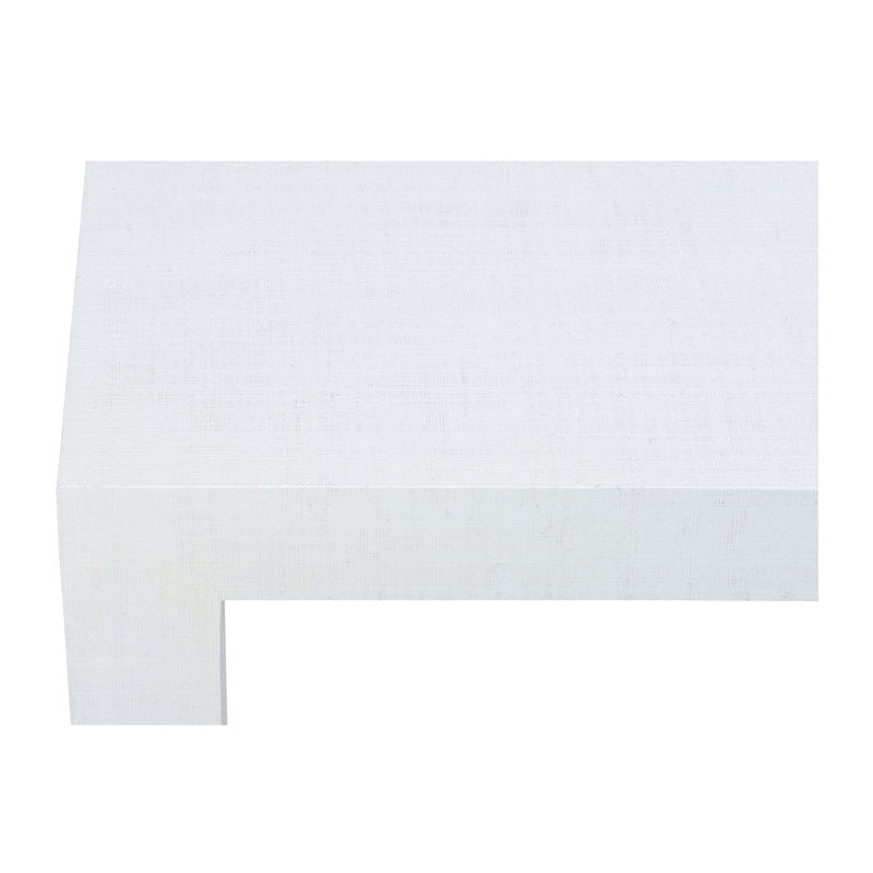 Chelsea House Sanibel Raffia Warpped Rectangular Coffee Table