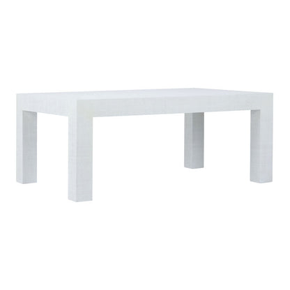 Chelsea House Sanibel Raffia Warpped Rectangular Coffee Table