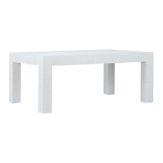 Chelsea House Sanibel Raffia Warpped Rectangular Coffee Table