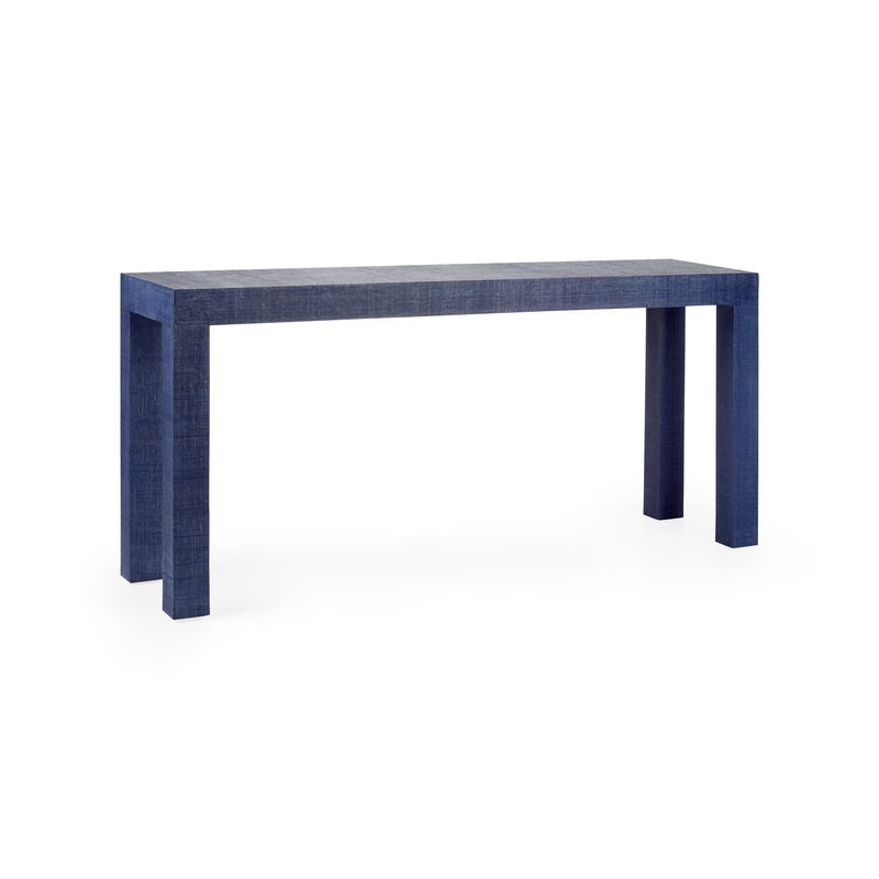 Chelsea House Sanibel Raffia Wrapped Classic Console Table