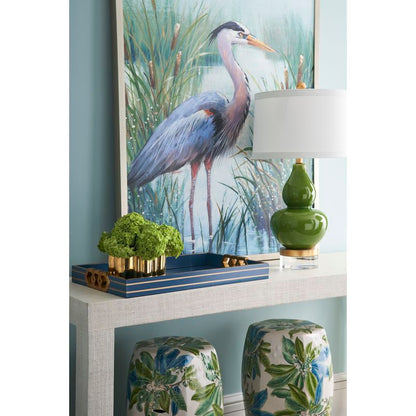 Chelsea House Sanibel Raffia Wrapped Classic Console Table