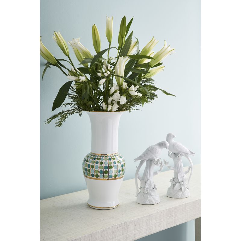 Chelsea House Sanibel Raffia Wrapped Classic Console Table
