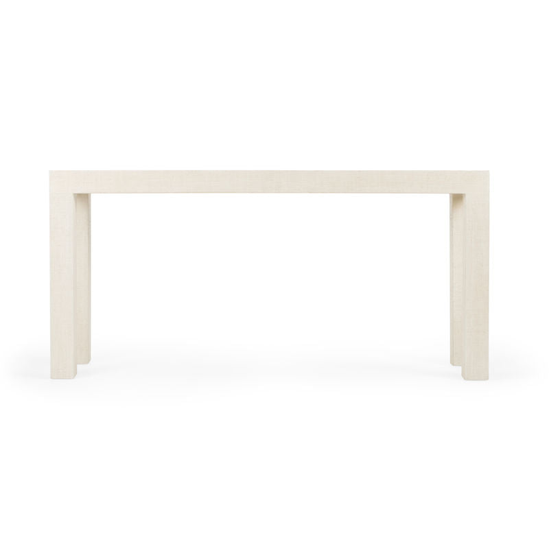 Chelsea House Sanibel Raffia Wrapped Classic Console Table