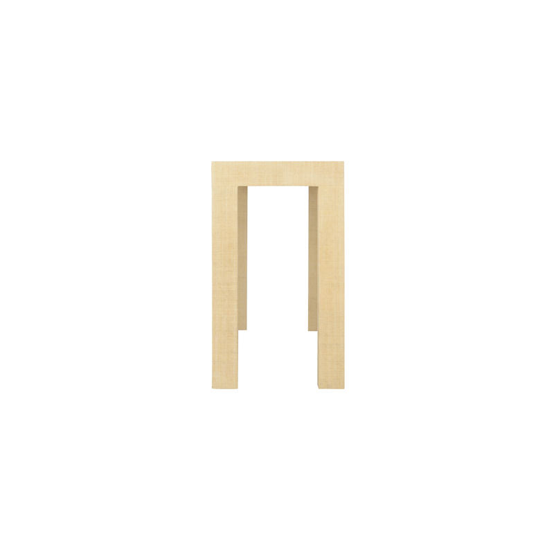Chelsea House Sanibel Raffia Wrapped Classic Console Table