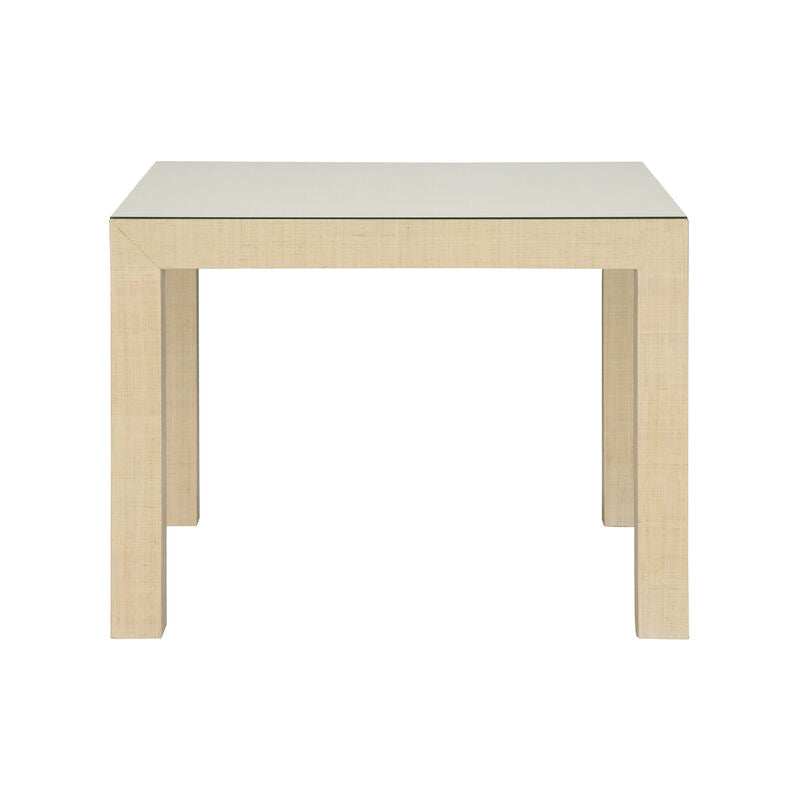 Sanibel Raffia Wrapped Classic Game Table