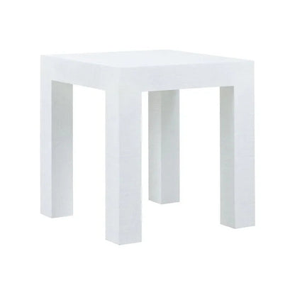 Chelsea House Sanibel  Raffia Wrapped Square Side Table