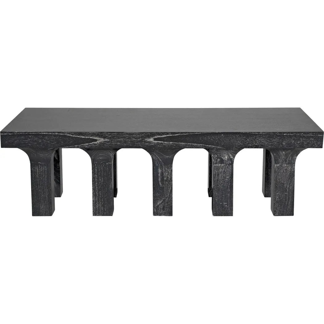 Santos Coffee Table, Cinder Black