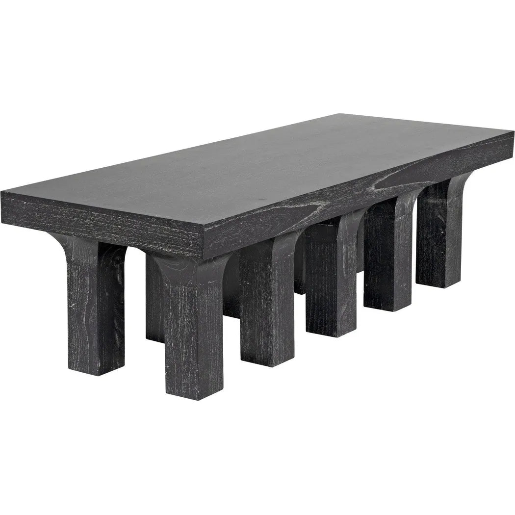 Santos Coffee Table, Cinder Black