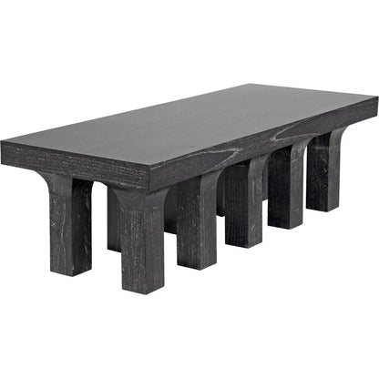 Santos Coffee Table, Cinder Black