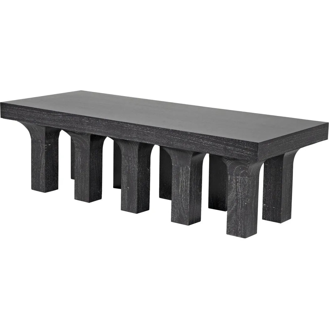 Santos Coffee Table, Cinder Black