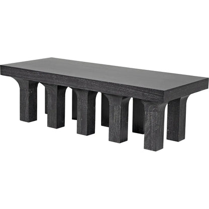 Santos Coffee Table, Cinder Black