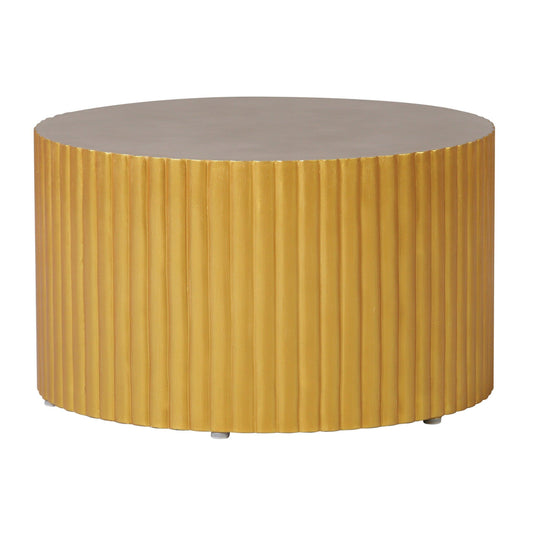Seasonal Living Scallop Zanzibar Gold Outdoor Coffee Table