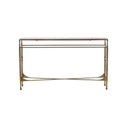 Scarlett Iron Frame Console Table