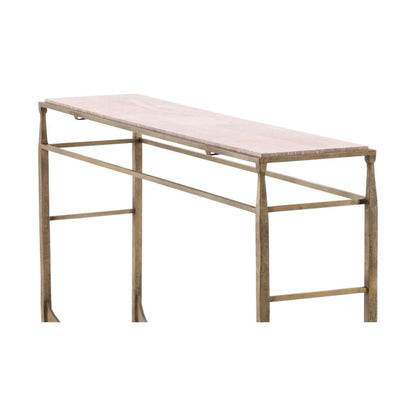 Scarlett Iron Frame Console Table