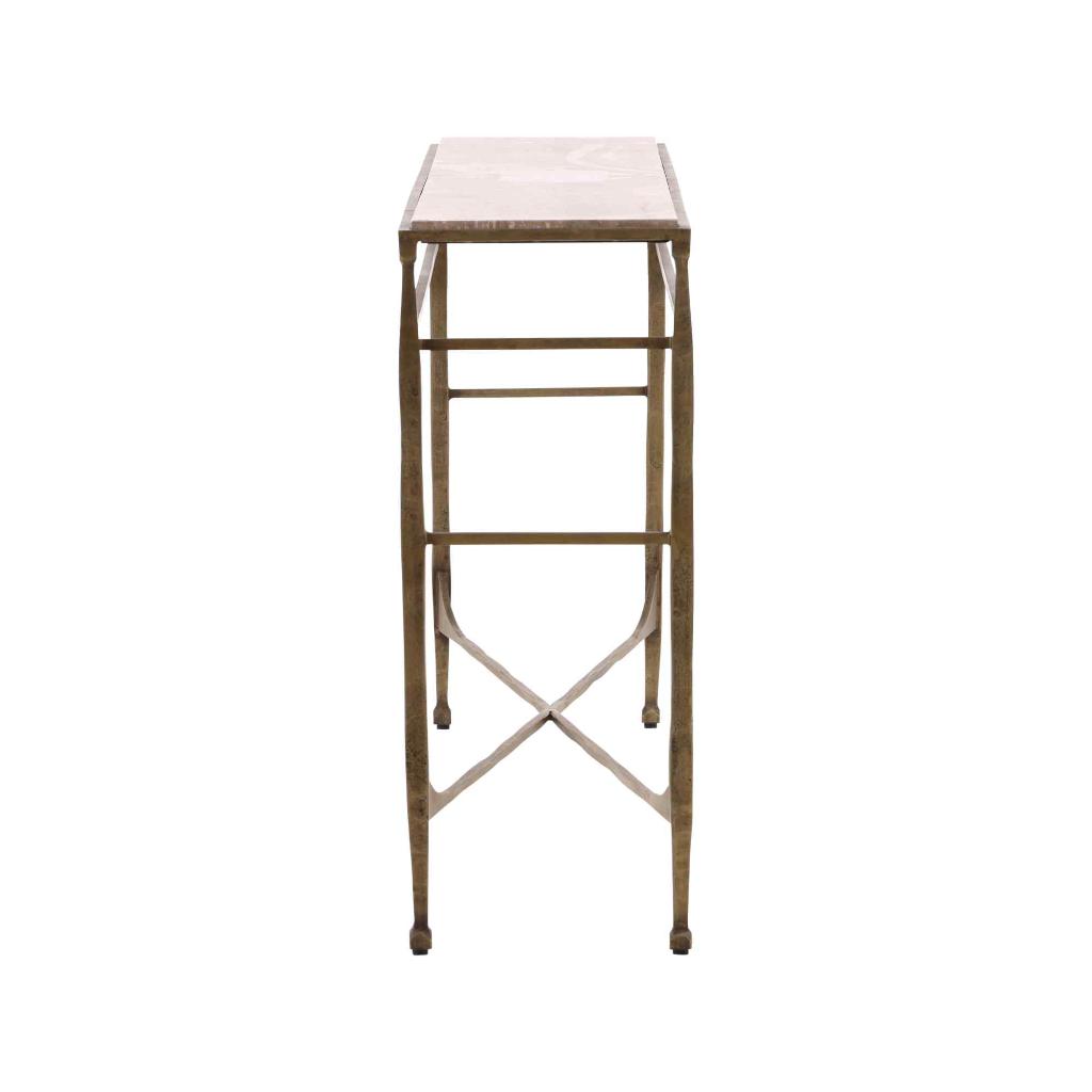 Scarlett Iron Frame Console Table