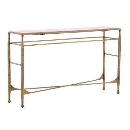 Scarlett Iron Frame Console Table