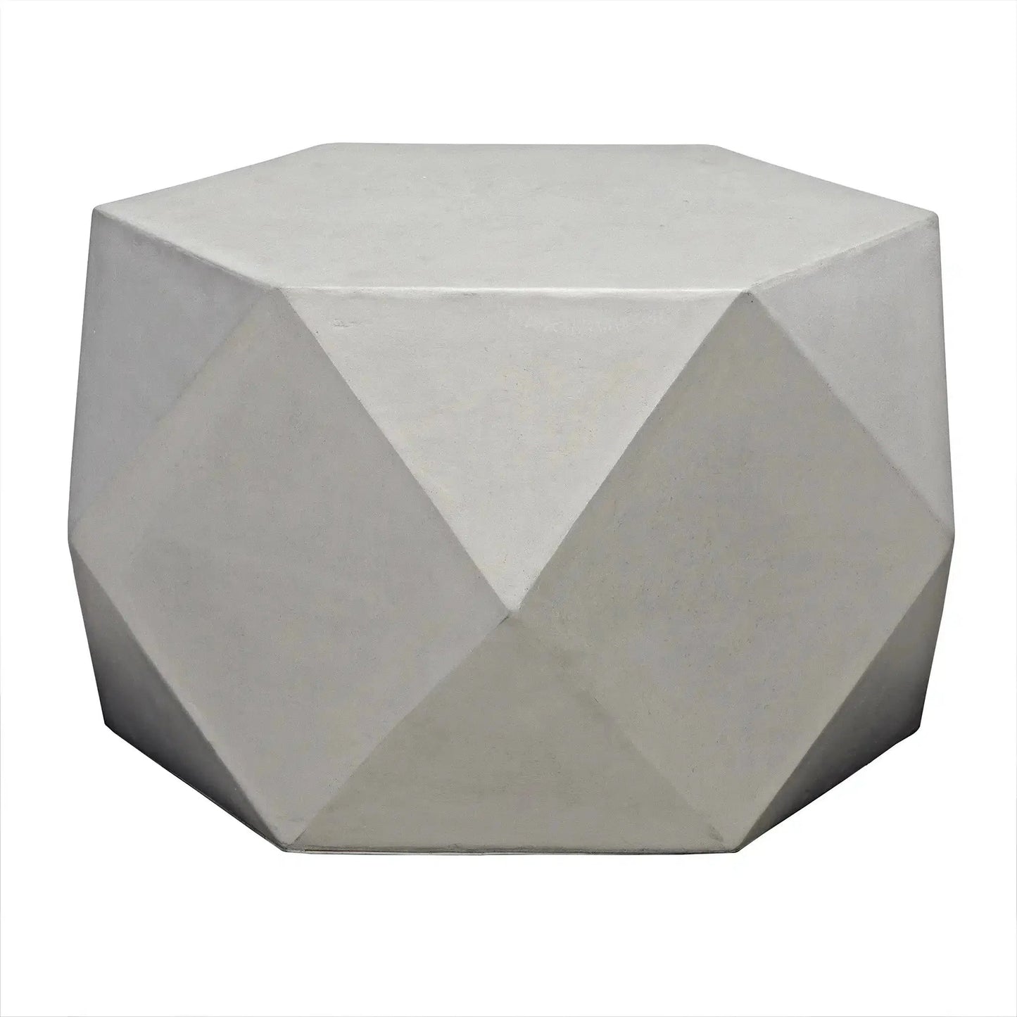 Scarpa Fiber Cement Geometric Side Table-Side Tables-Noir-Sideboards and Things